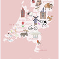 The Netherlands Illustration by Artist Carla Daly