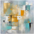 Golden Grids Abstract