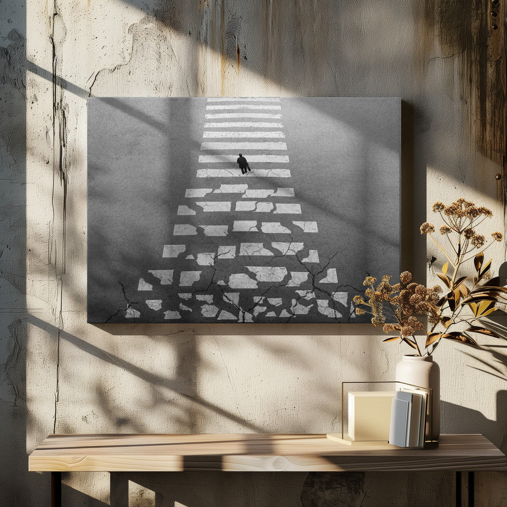 Art Prints of Route without return
