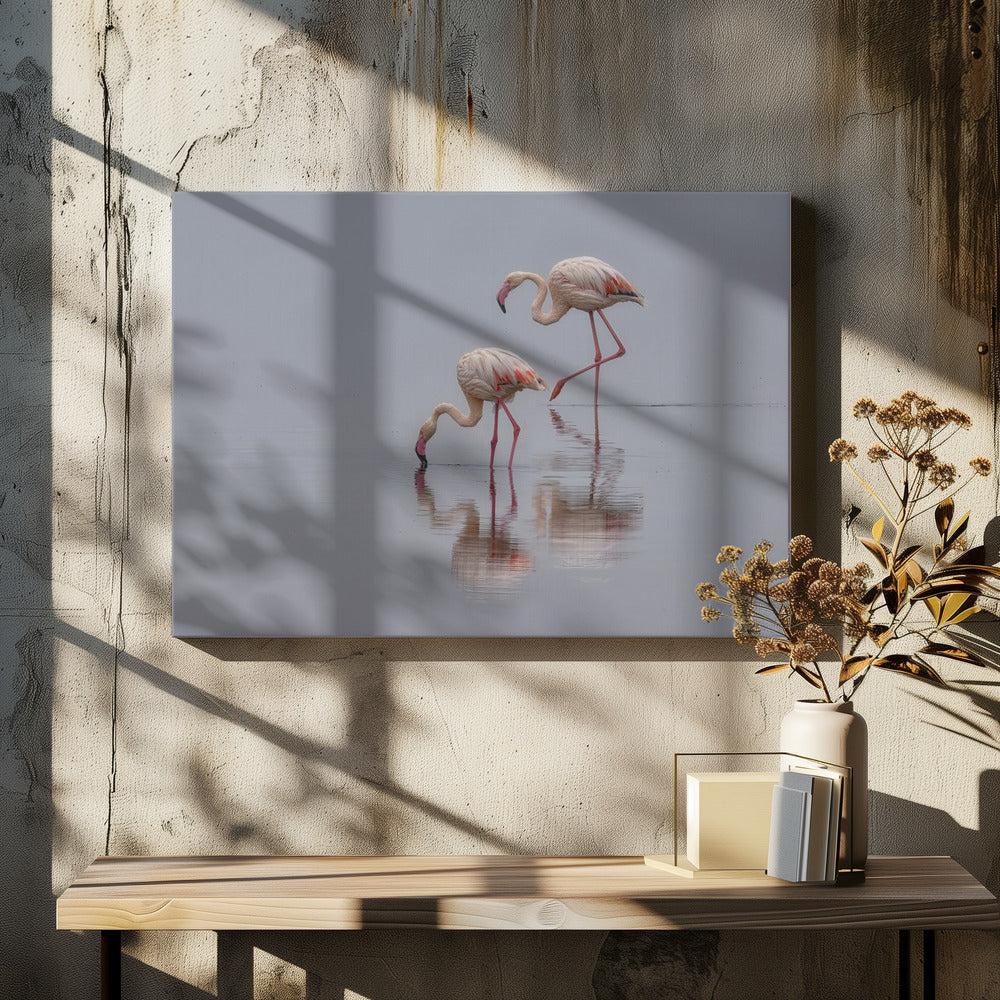 Art Prints of Flamingos