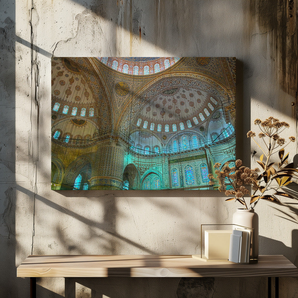 inside the mosque