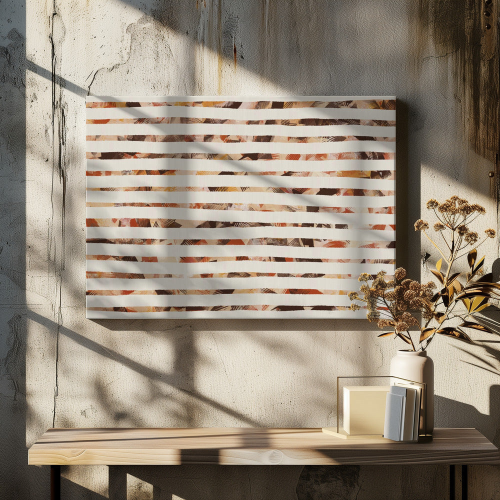 Stripes of Earthy Warmth