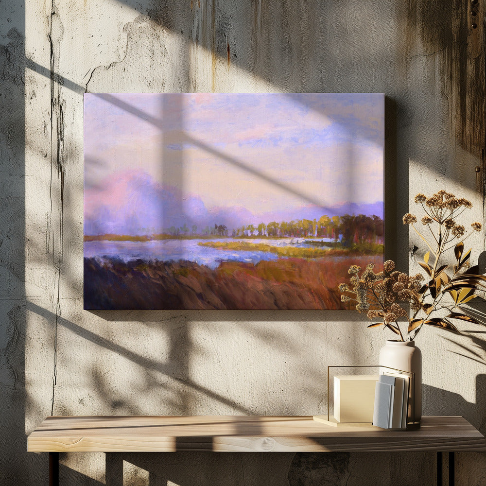 Serene Pastel Landscape