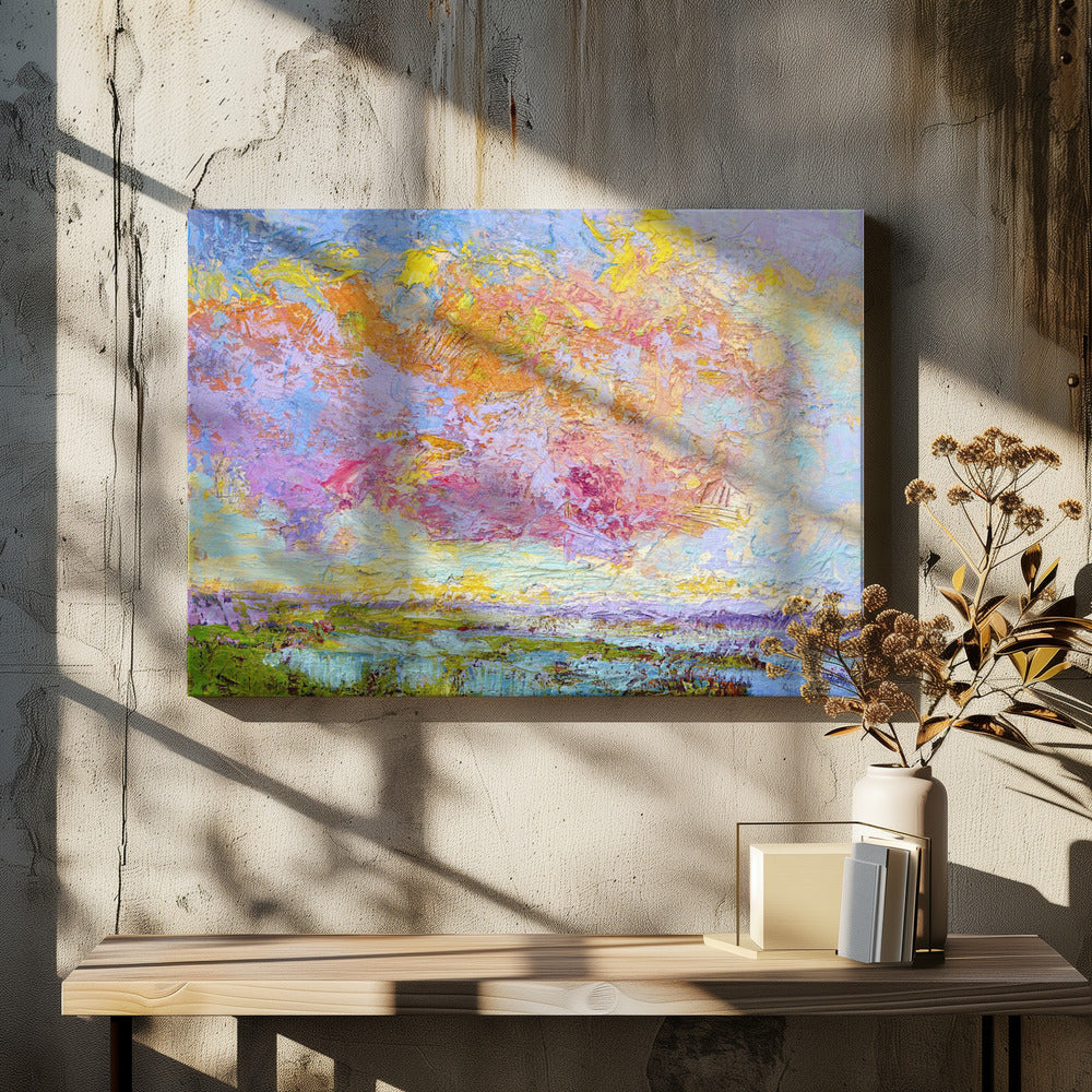 Abstract Colorful Skies