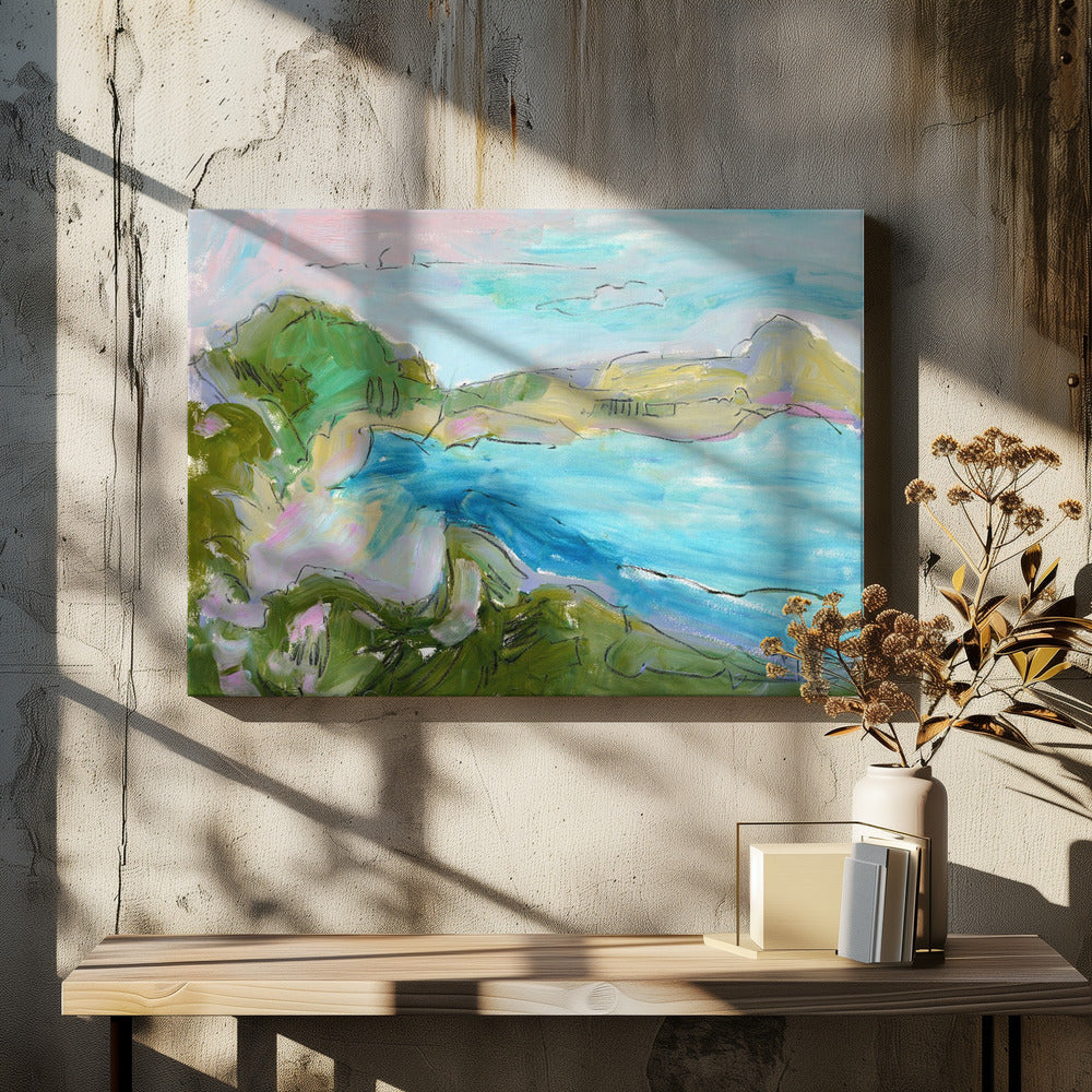 Serene Coastal Waves