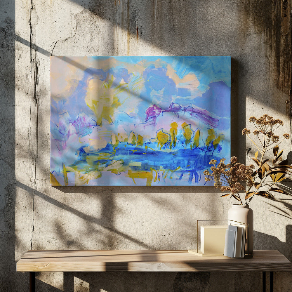 Dreamy Pastel Landscape