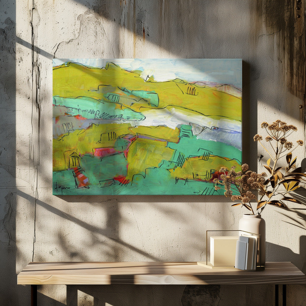 Vibrant Hillside