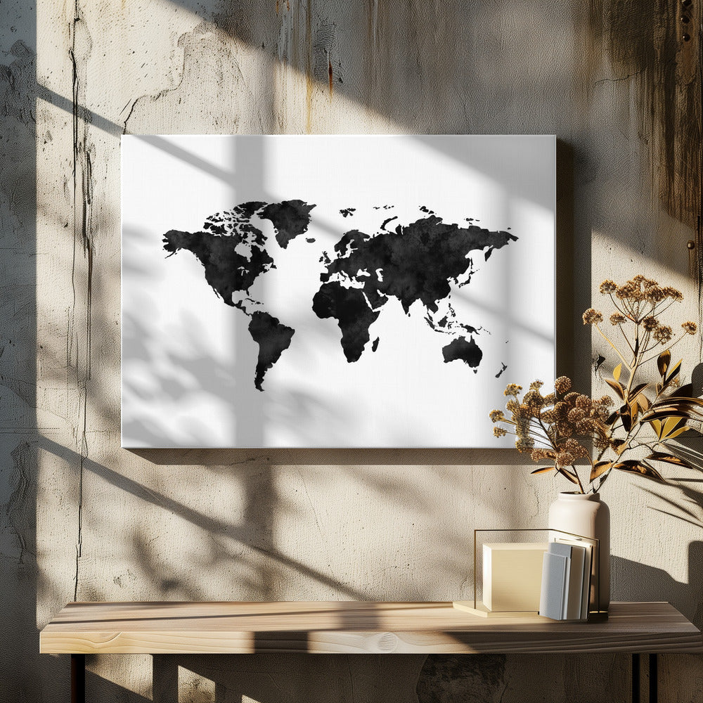 Inked World Map