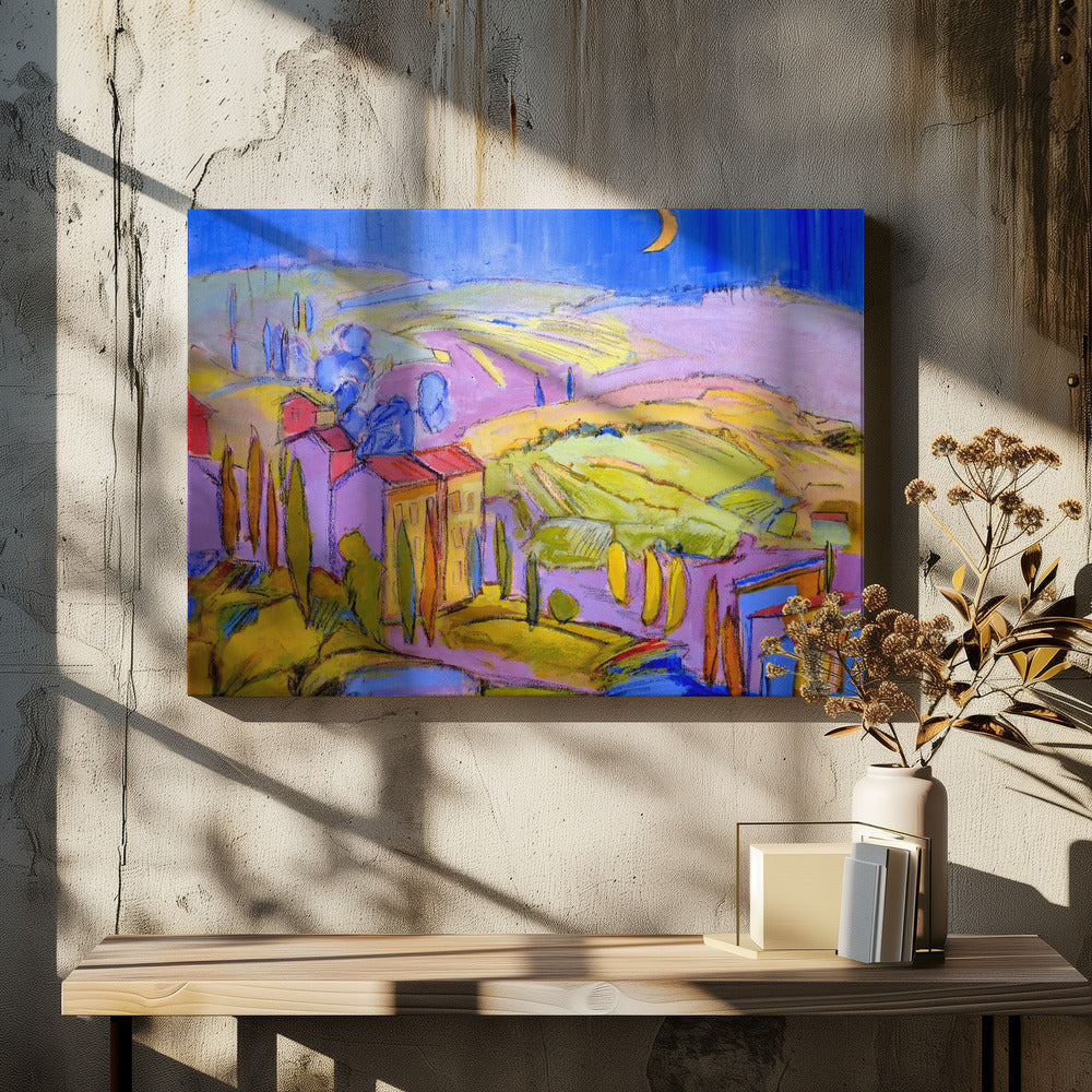 Moonlit Countryside
