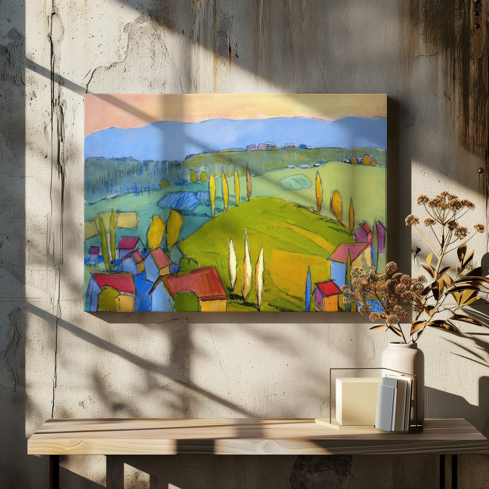 Colorful Hillscape