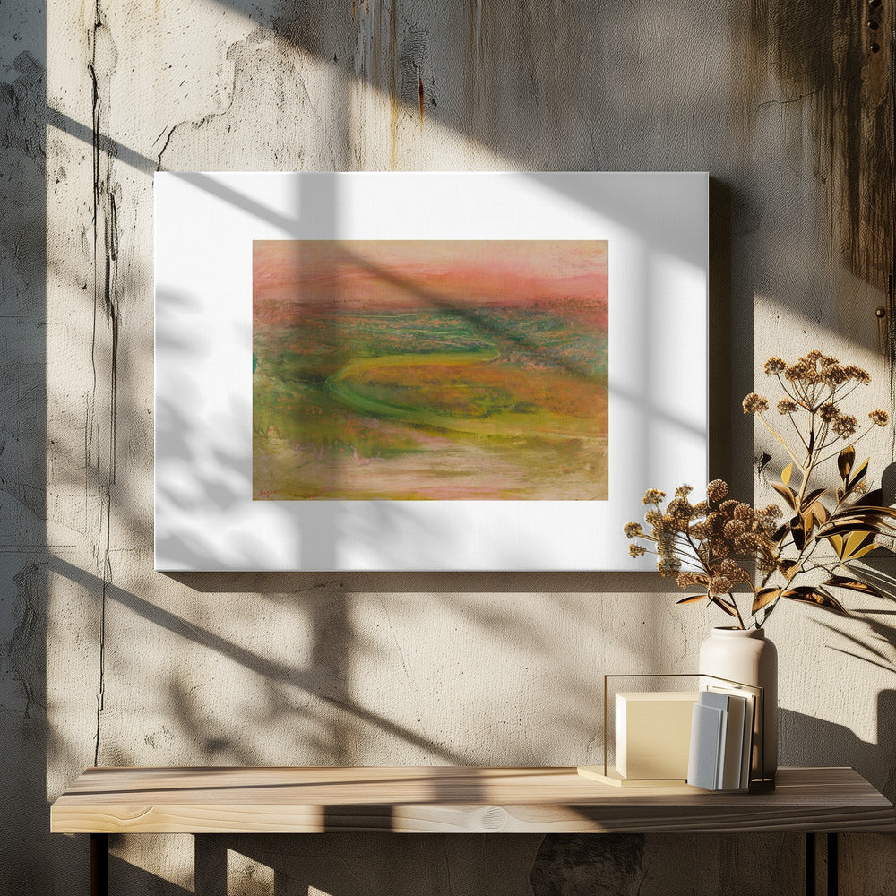 S Shaped Path In an Abstracted Landscape No.2