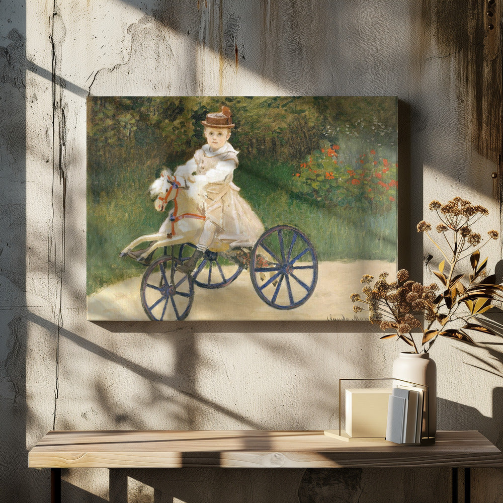 Jean Monet On His Hobby Horse (1872) By Claude Monet
