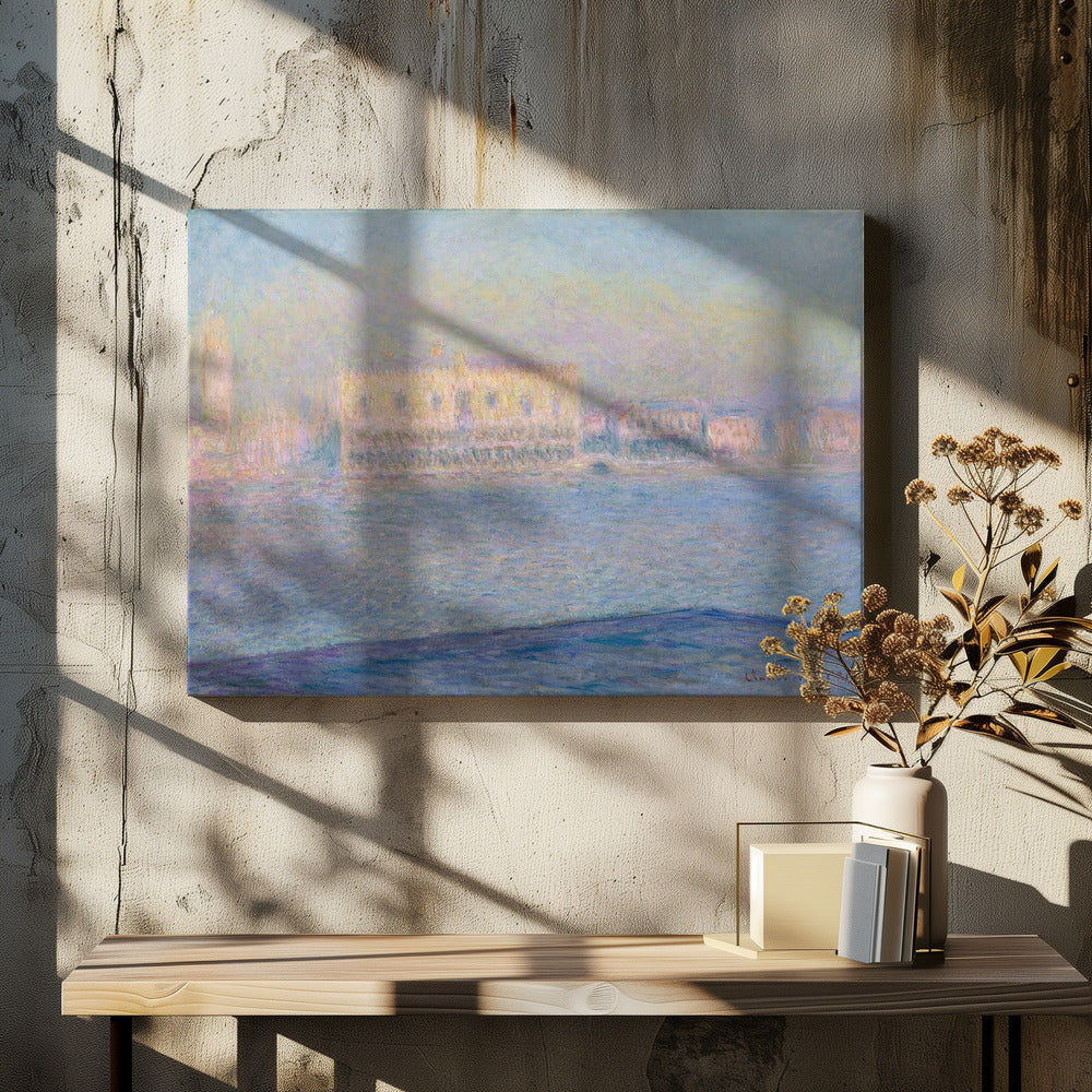 The Doge's Palace Seen From San Giorgio Maggiore (1908) By Claude Monet