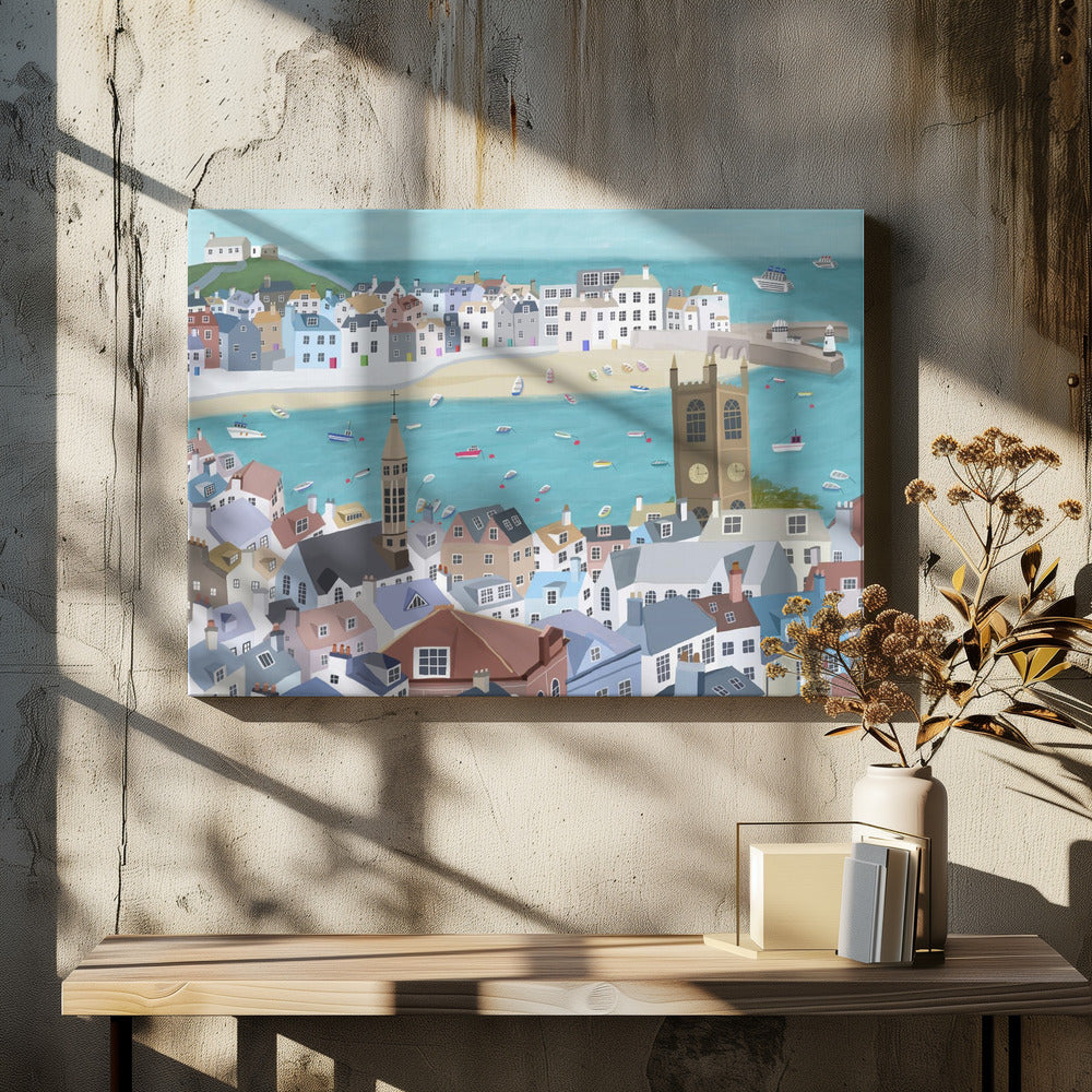 The Beautiful St Ives, Cornwall, UK by Artist Carla Daly