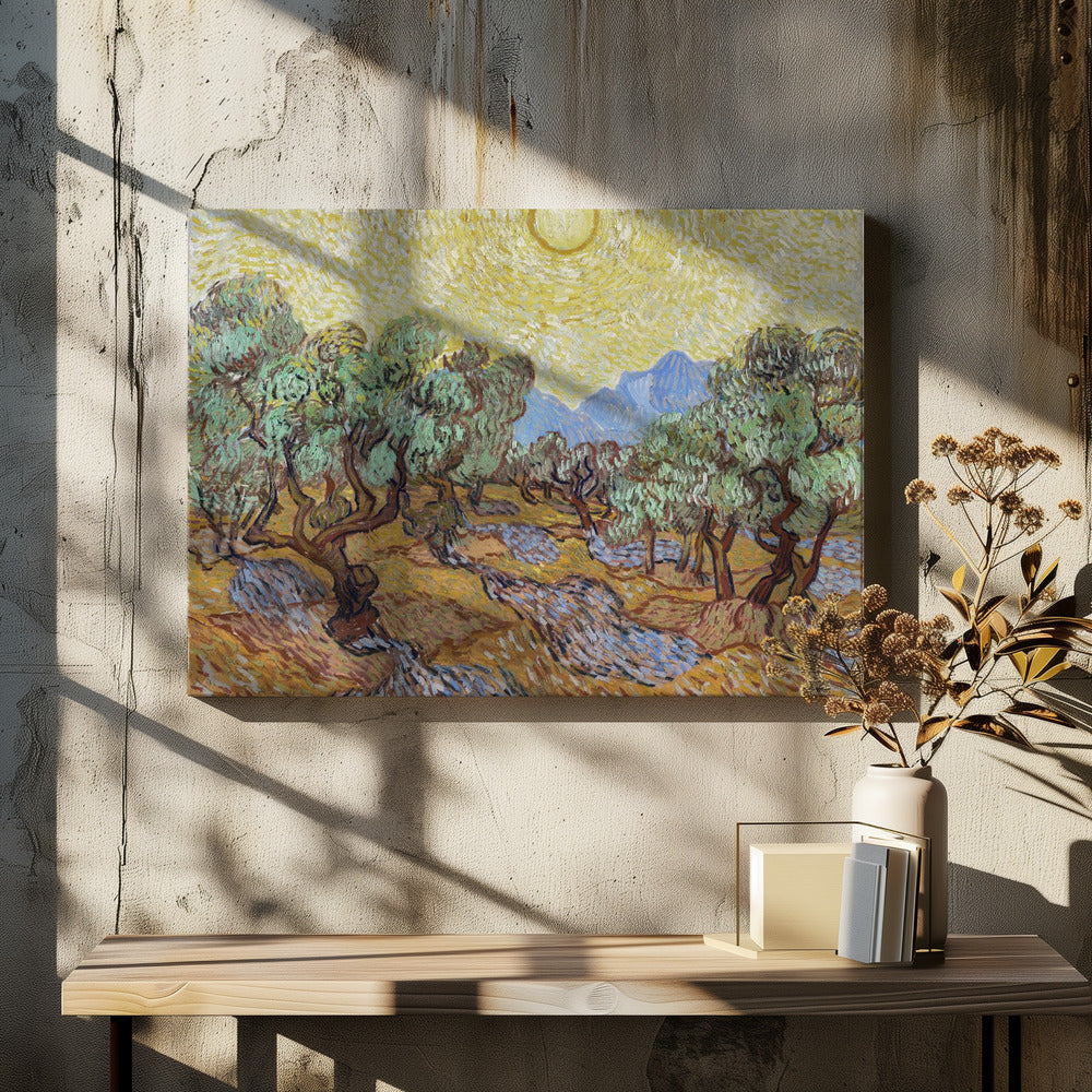 Vincent Van Gogh's Olive Trees (1889)