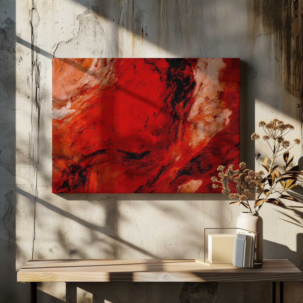 fiery landscape