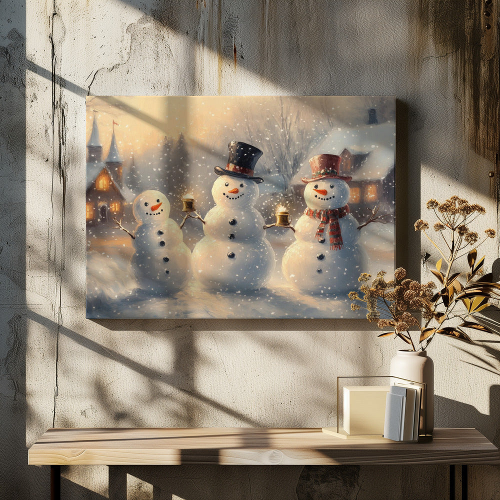 Snowmen Wide
