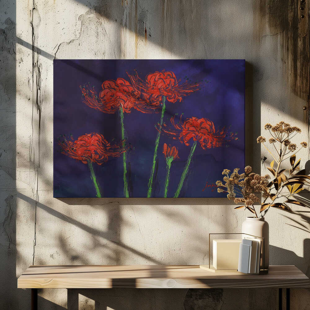 boss flower oil on canvas