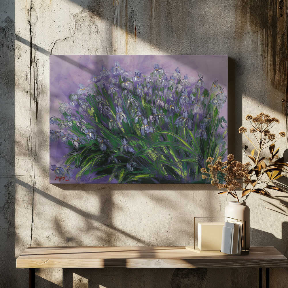 lris  oil on canvas