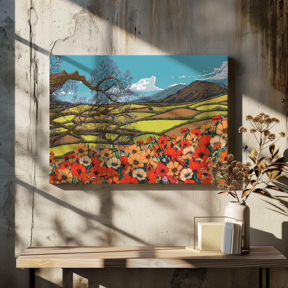 Wildflower Blossom Landscape