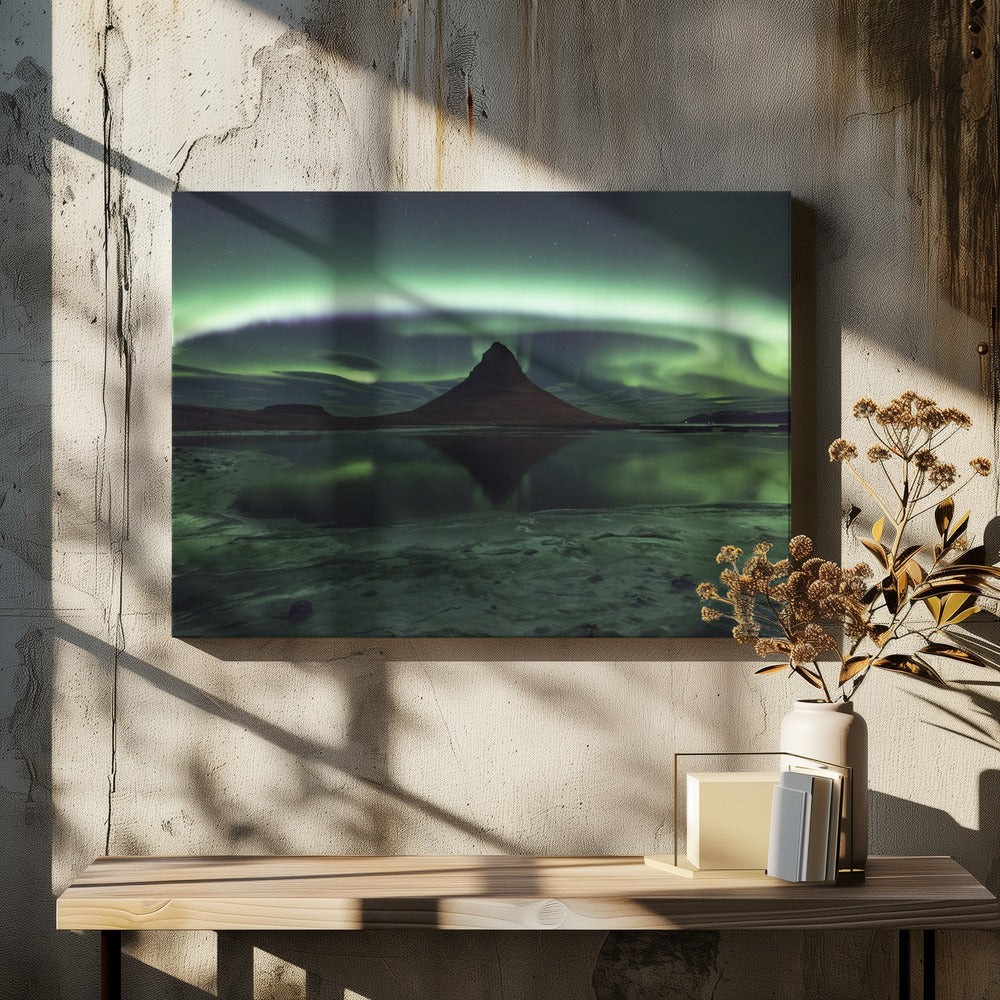 Kirkjufell Aurora