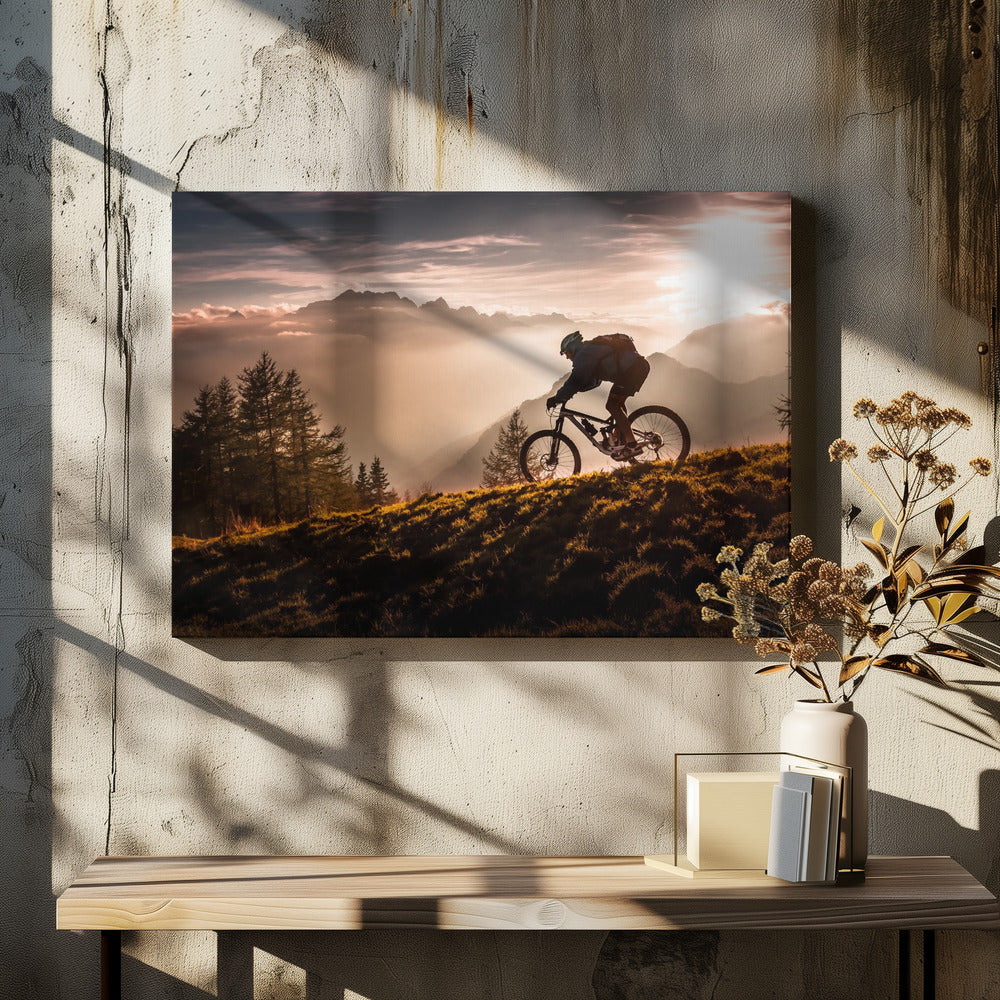 Golden hour biking