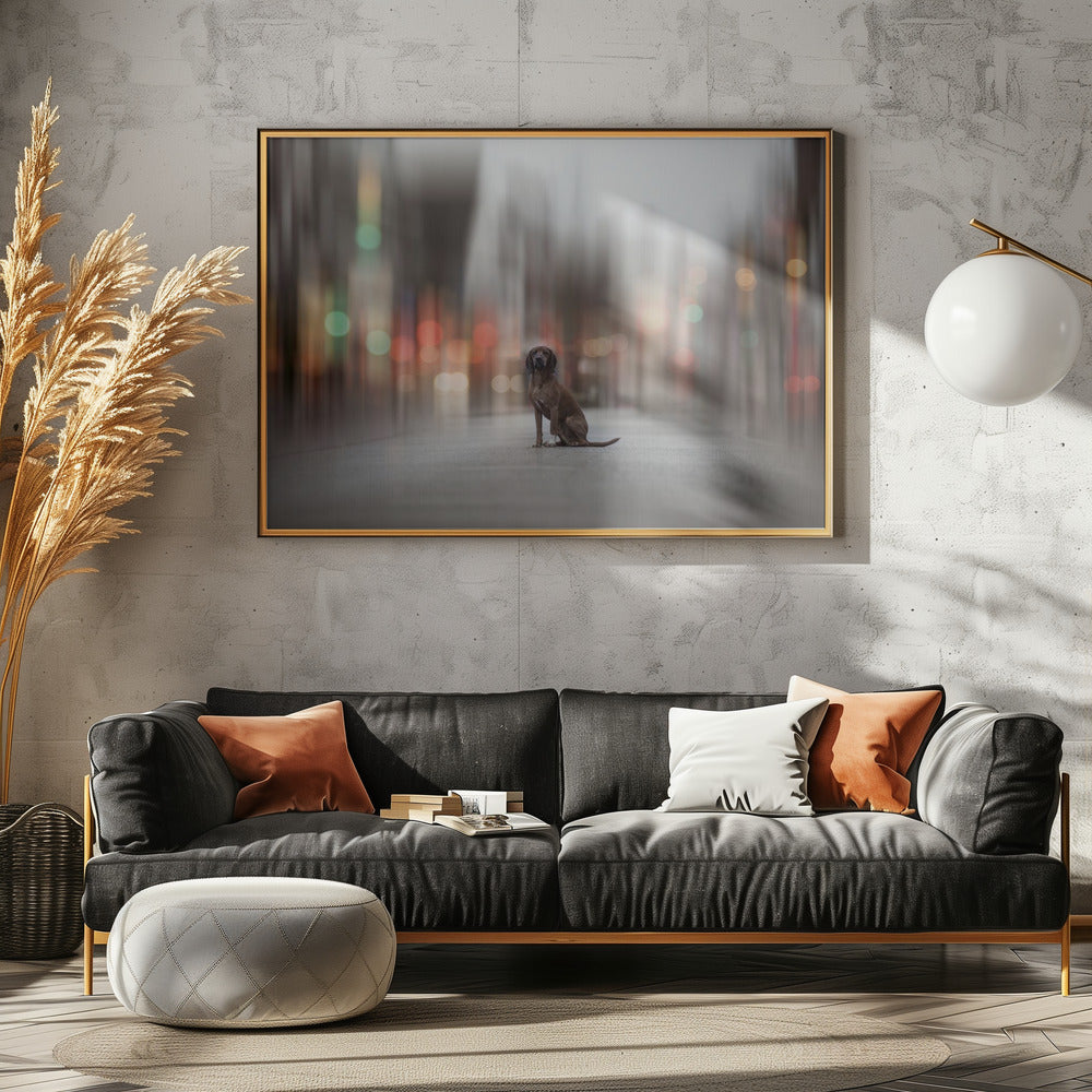 Art Prints of ... the Light lies down on Broadway...
