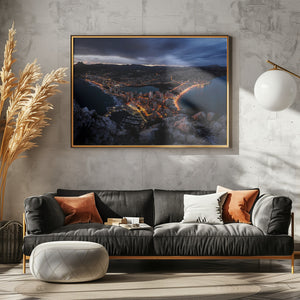 Art Prints of Calp after sunset