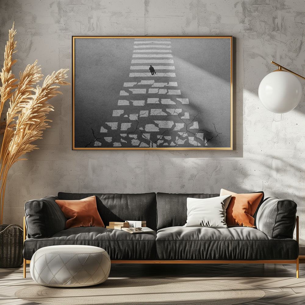 Art Prints of Route without return