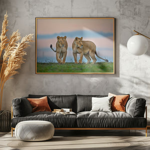 Canvas Art Print Sisters for ever