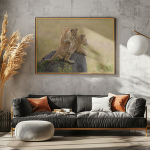 Canvas Art Print Siblings