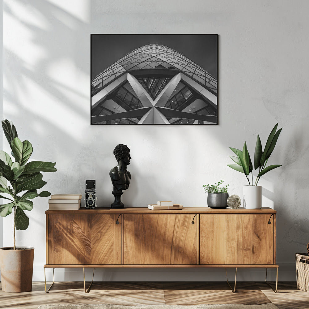 Art Prints of Zigzag (The  Gherkin)
