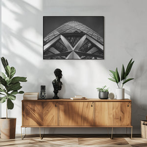 Art Prints of Zigzag (The  Gherkin)