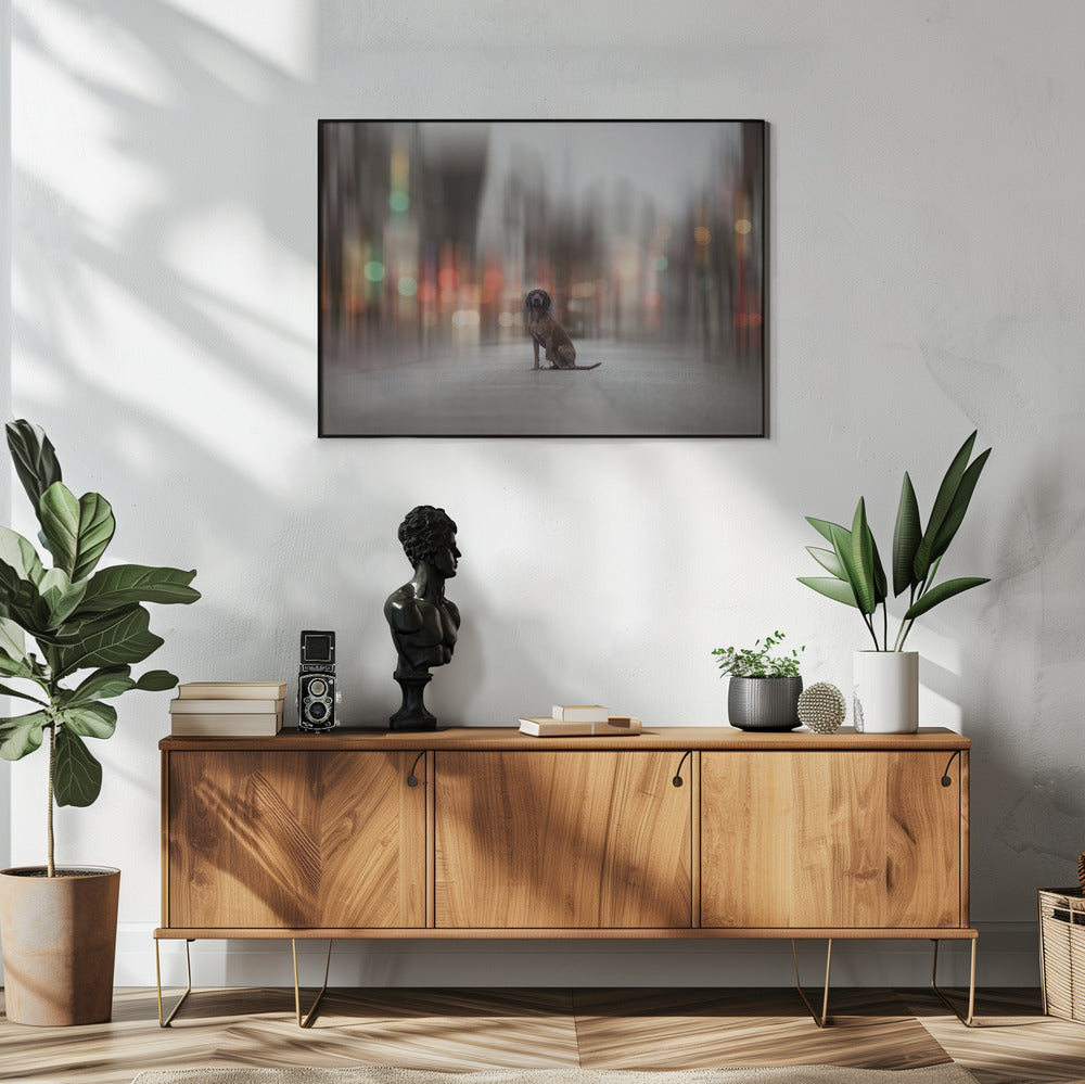 Art Prints of ... the Light lies down on Broadway...