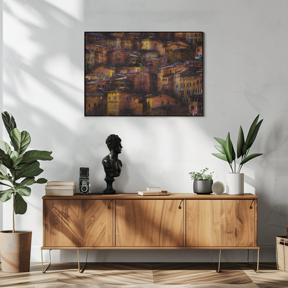 Art Prints of living on the hill