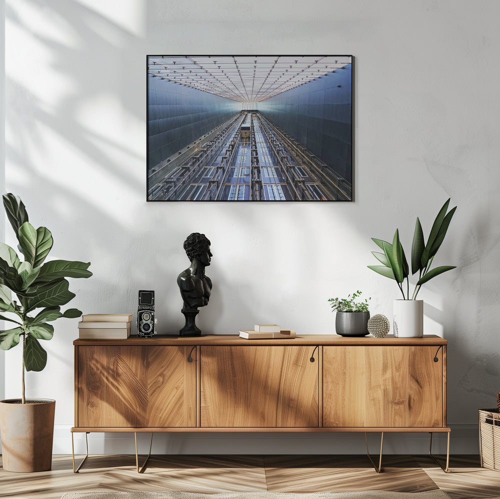Art Prints of skyscraper elevators