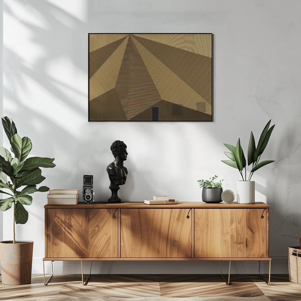 Art Prints of Wall detail with door