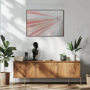 Art Prints of ...walking on red lines...