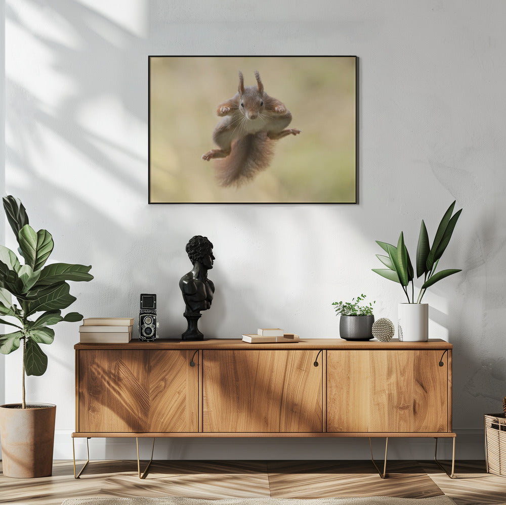 Art Prints of Squirrel ninja