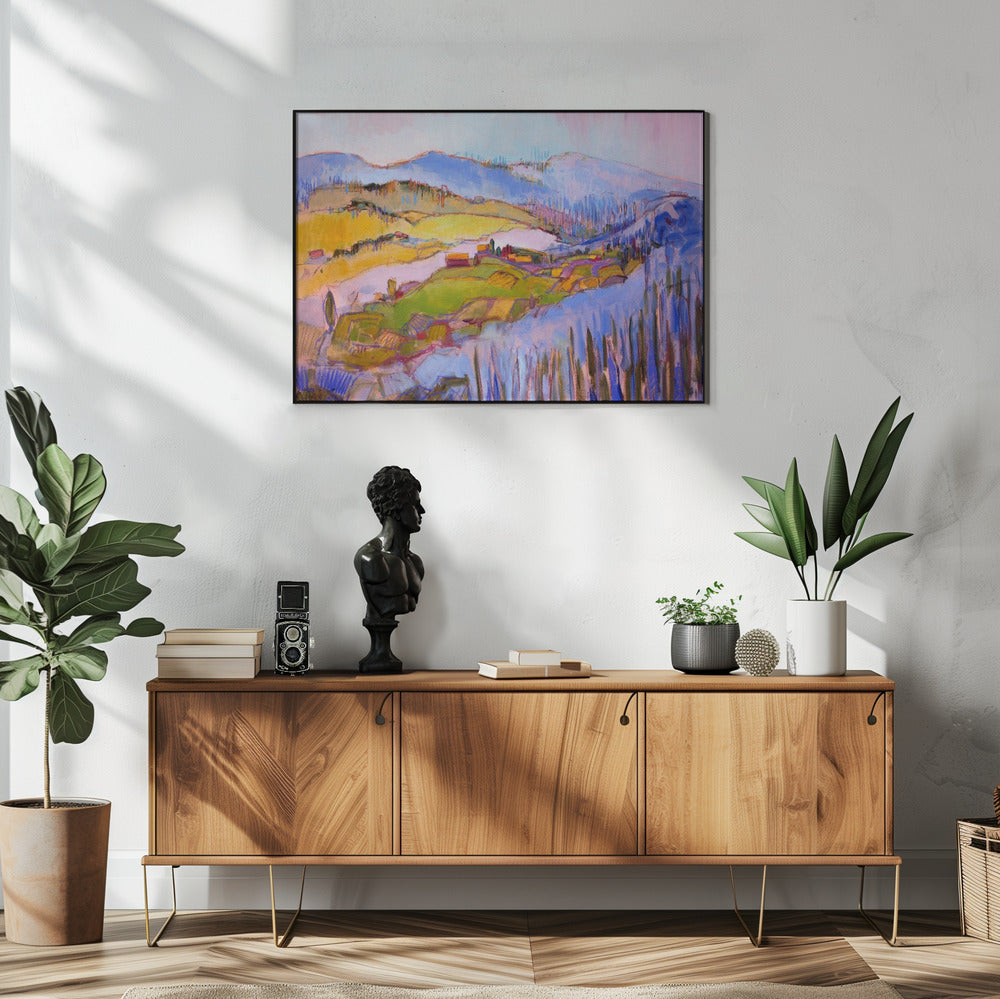 Colorful Hillscape