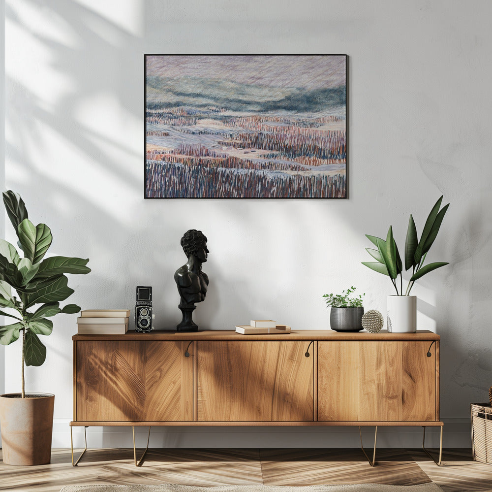 Winter landscape Tapestry