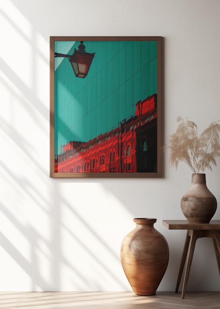 A light at the window.