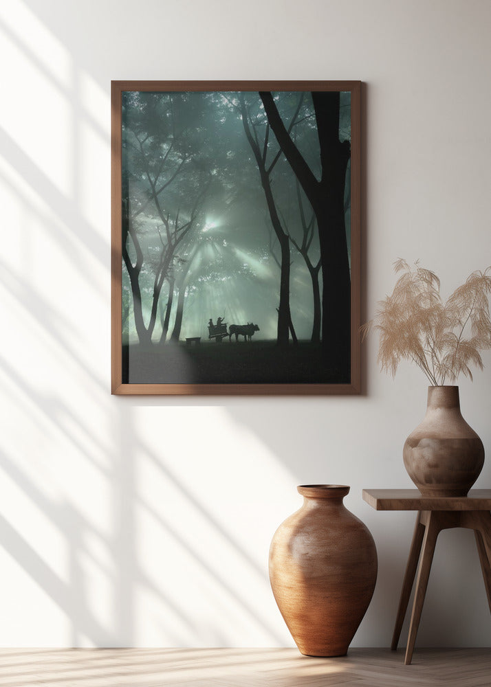 oxcart silhouette