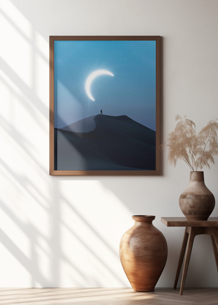 Fascinating view of the solar eclipse
