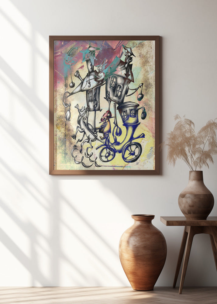 a mushroom cabbie art