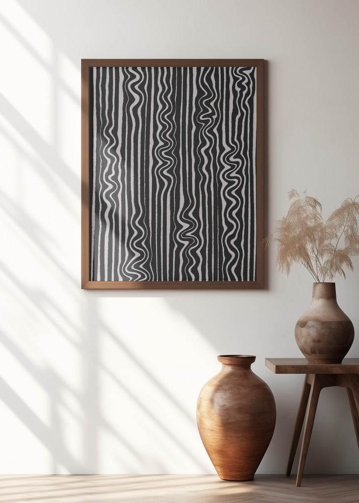 Wavy Zebra Stripes