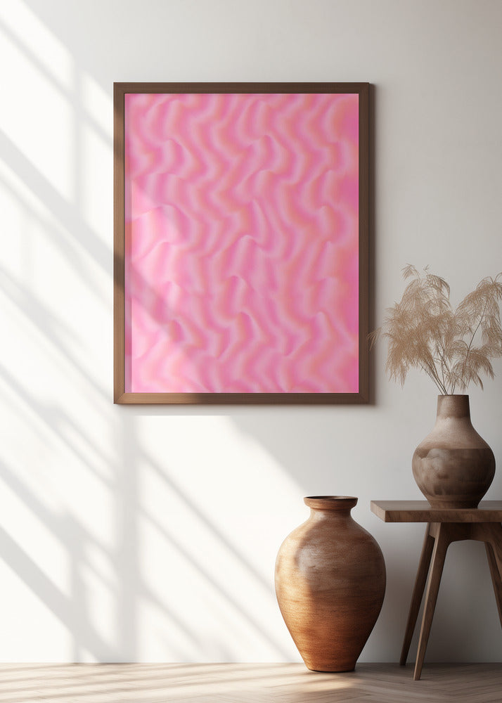 Rippling Pink Waves