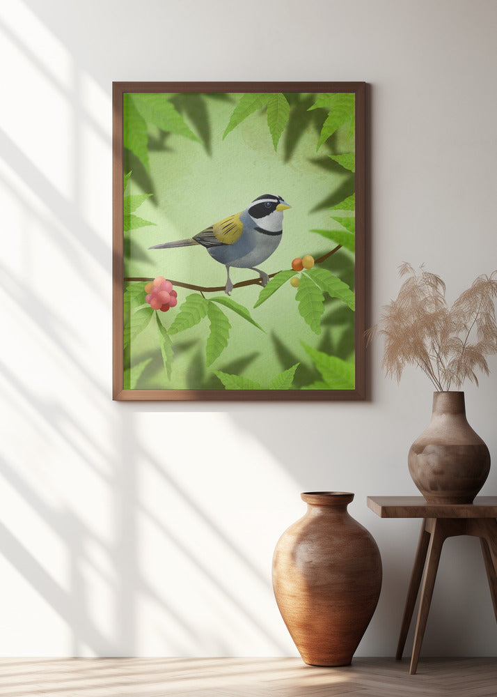 Canvas Art Print Cerquero de collar