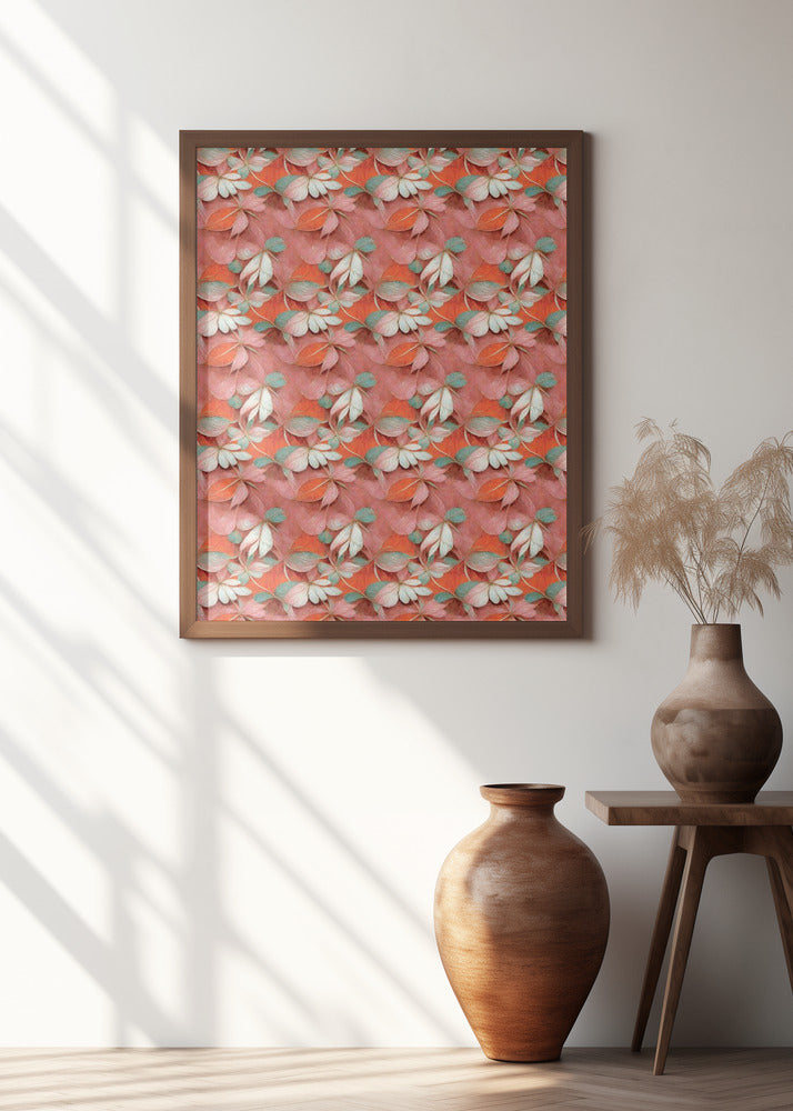 Orange Floral Pattern