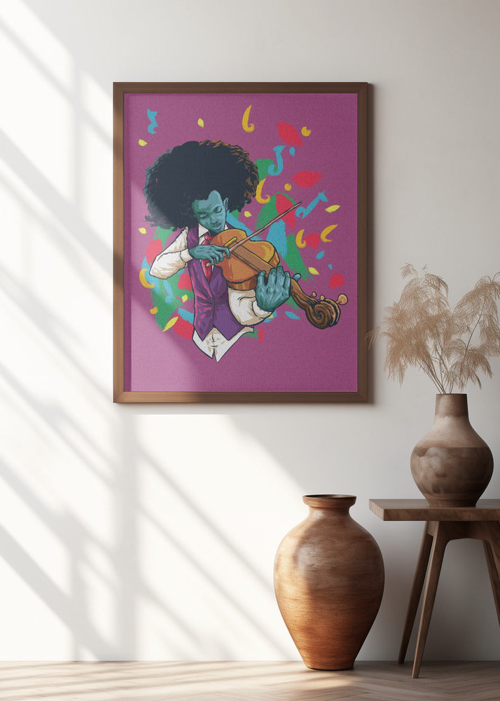 Art Prints of The music man